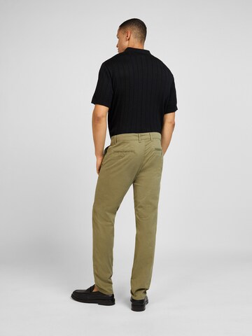 yazubi Slimfit Chinohose 'Kyle' in Grün