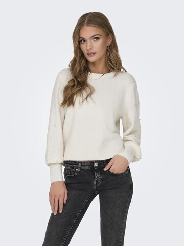 ONLY Sweater 'ONLKinne' in Beige: front