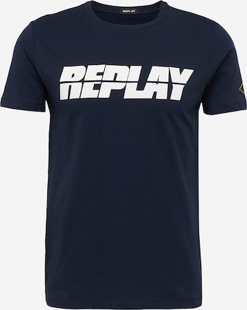 REPLAY T-Shirt in Blau: predná strana