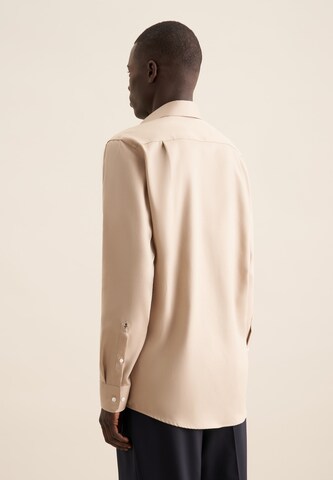 SEIDENSTICKER Regular fit Business shirt in Beige