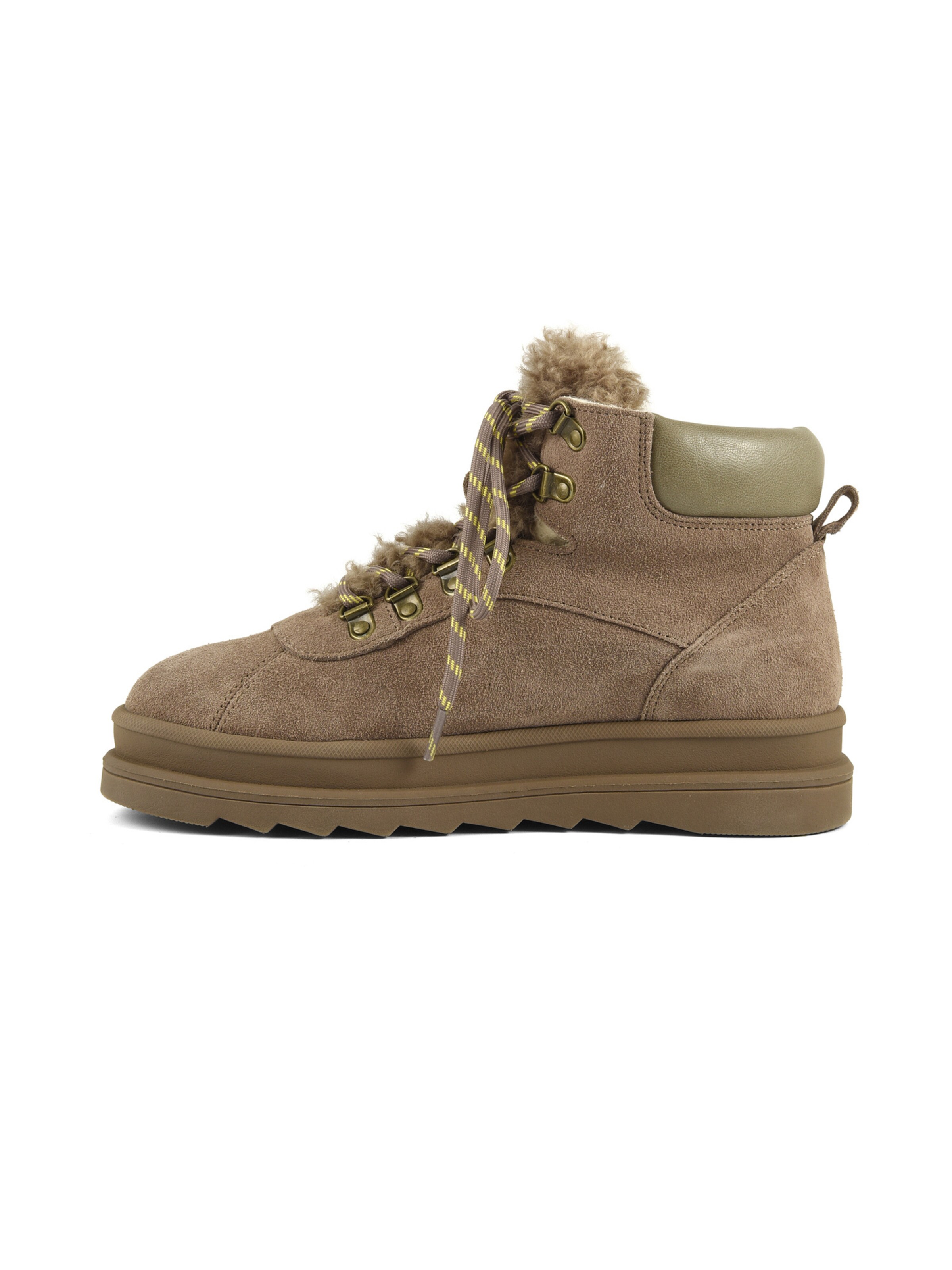 Stivaletto stringato di COLORS OF CALIFORNIA in marrone: lato