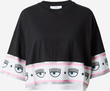 Tricou de la Chiara Ferragni pe negru: față