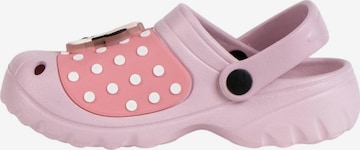 Claquettes / Tongs 'Clogs Lichter Minnie' Cerdá en rose : devant