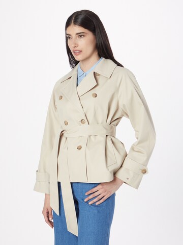 TOMMY HILFIGER - Abrigo de entretiempo en beige: frente