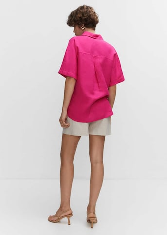 MANGO Blouse 'Pai' in Roze