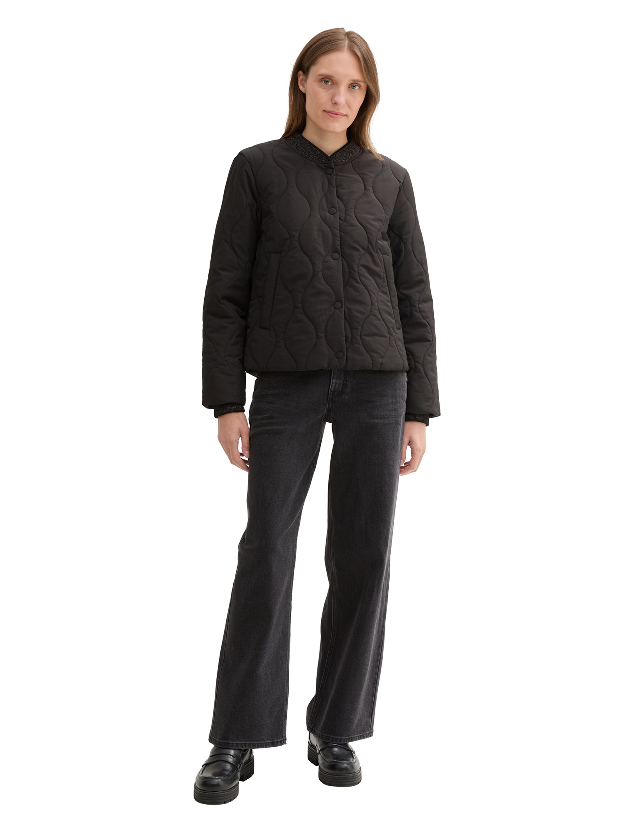 TOM TAILOR Jacke in Schwarz