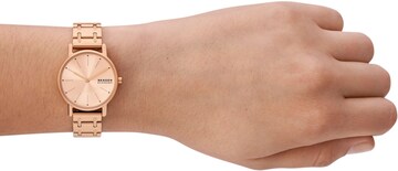 SKAGEN Analoguhr in Gold: Vorderseite