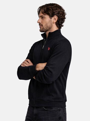 U.S. POLO ASSN. Sweatjacke in Schwarz