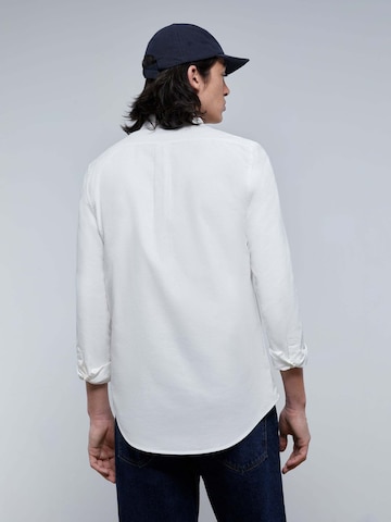 Scalpers Regularny krój Koszula 'New Forest Oxford' w kolorze biały