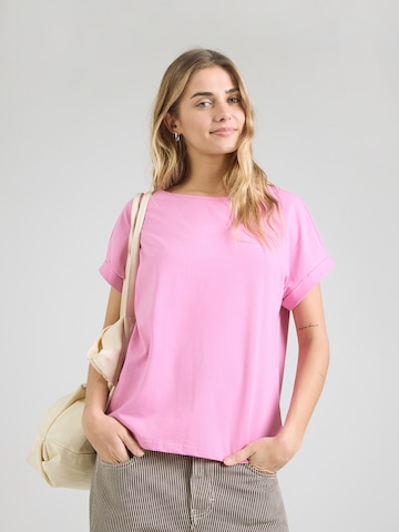 rozā Blutsgeschwister T-Krekls 'Glow and Grow': no priekšpuses