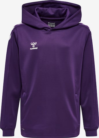 Hummel Athletic Sweatshirt in Purple: front