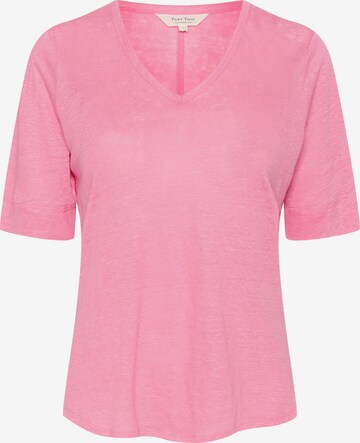 Part Two Shirt 'Curlies' in Roze: voorkant