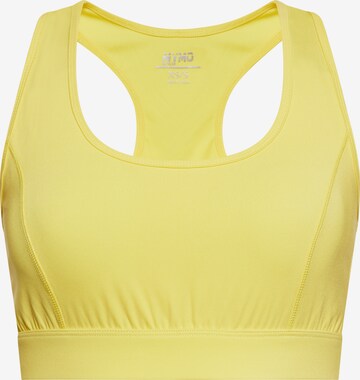 myMo ATHLSR Sports Bra in Yellow: front