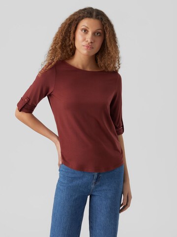 VERO MODA Blouse in Brown: front