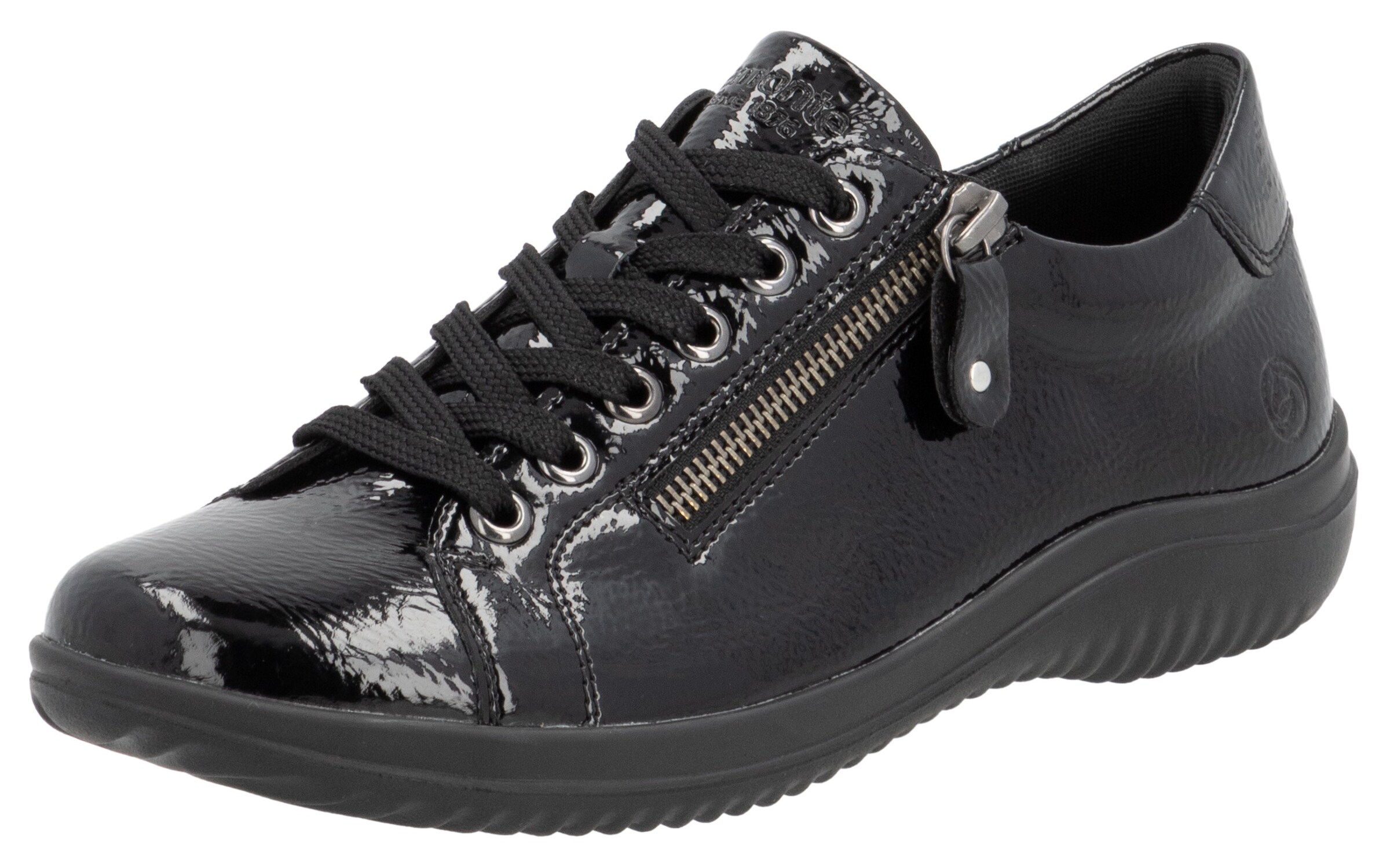 REMONTE Lace-Up Shoes in Black: front