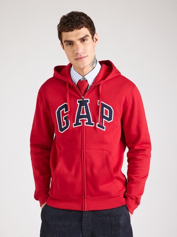 Giacca di felpa 'HERITAGE' di GAP in rosso: frontale
