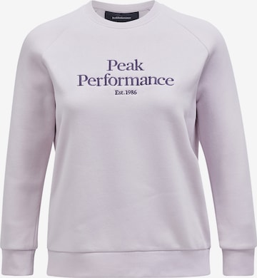 PEAK PERFORMANCE Sweatshirt in Roze: voorkant