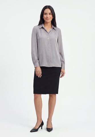 usha BLACK LABEL - Blusa en gris