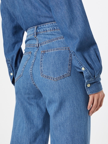 VILA Wide leg Jeans 'MAJINA' in Blauw