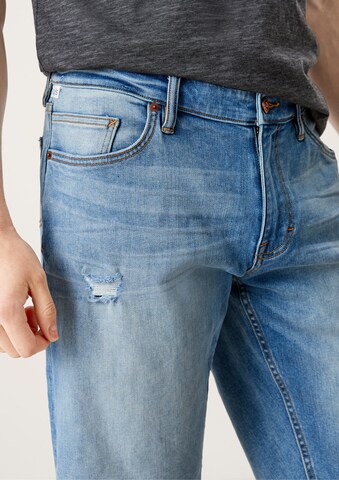 QS Regular Jeans in Blau