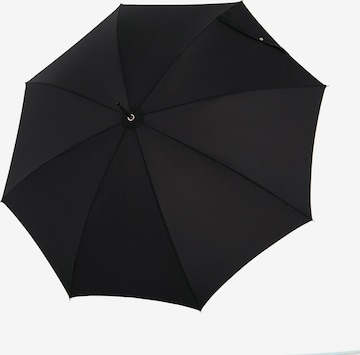 Doppler Manufaktur Paraplu in Zwart: voorkant