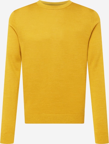 Pull-over 'Town' SELECTED HOMME en jaune : devant