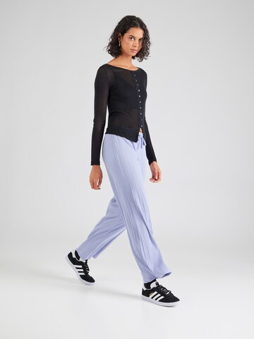 Abercrombie & Fitch Wide leg Broek in Lila