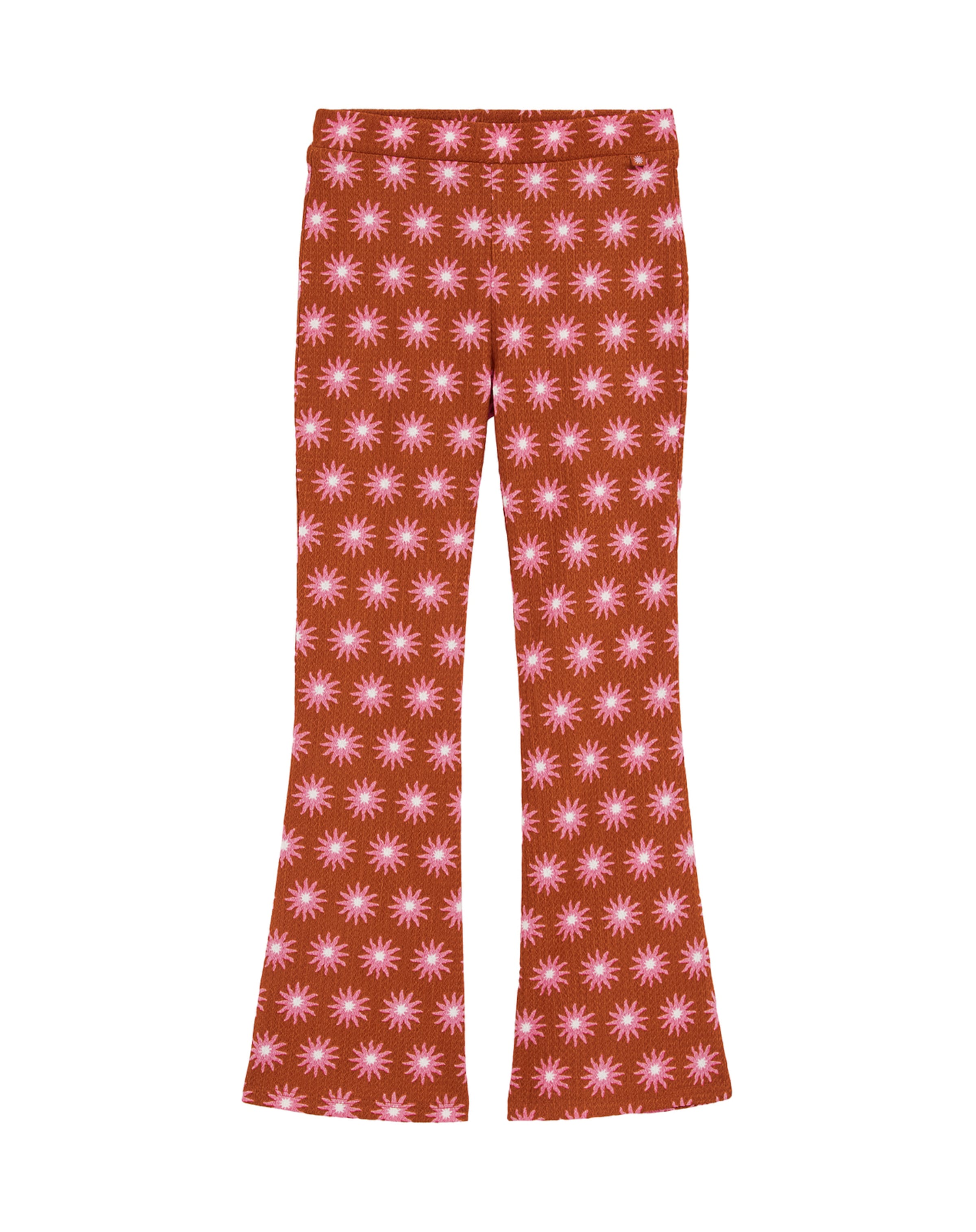 WE Fashion Na zvonec Hlače | rdeča barva: sprednja stran