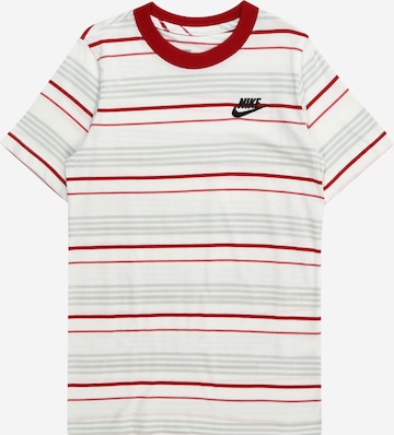 T-Shirt 'CLUB' Nike Sportswear en blanc : devant