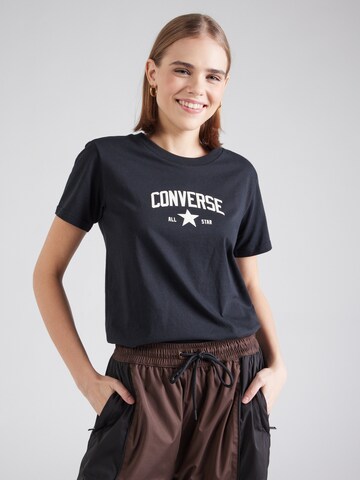 CONVERSE Koszulka w kolorze czarny: przód