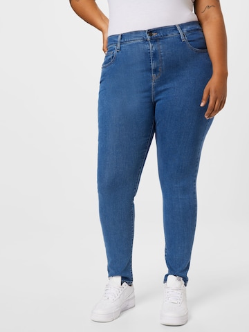 Levi's® Plus Skinny Jeans '721™ High Rise Skinny' in Blauw: voorkant