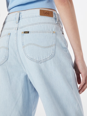 Wide leg Jeans de la Lee pe albastru