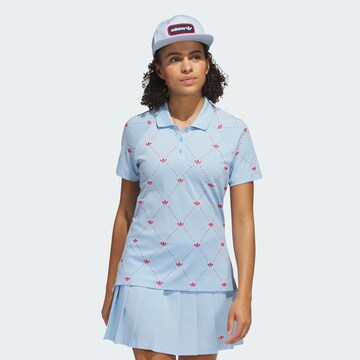 T-shirt fonctionnel 'Trefoil' ADIDAS PERFORMANCE en bleu : devant