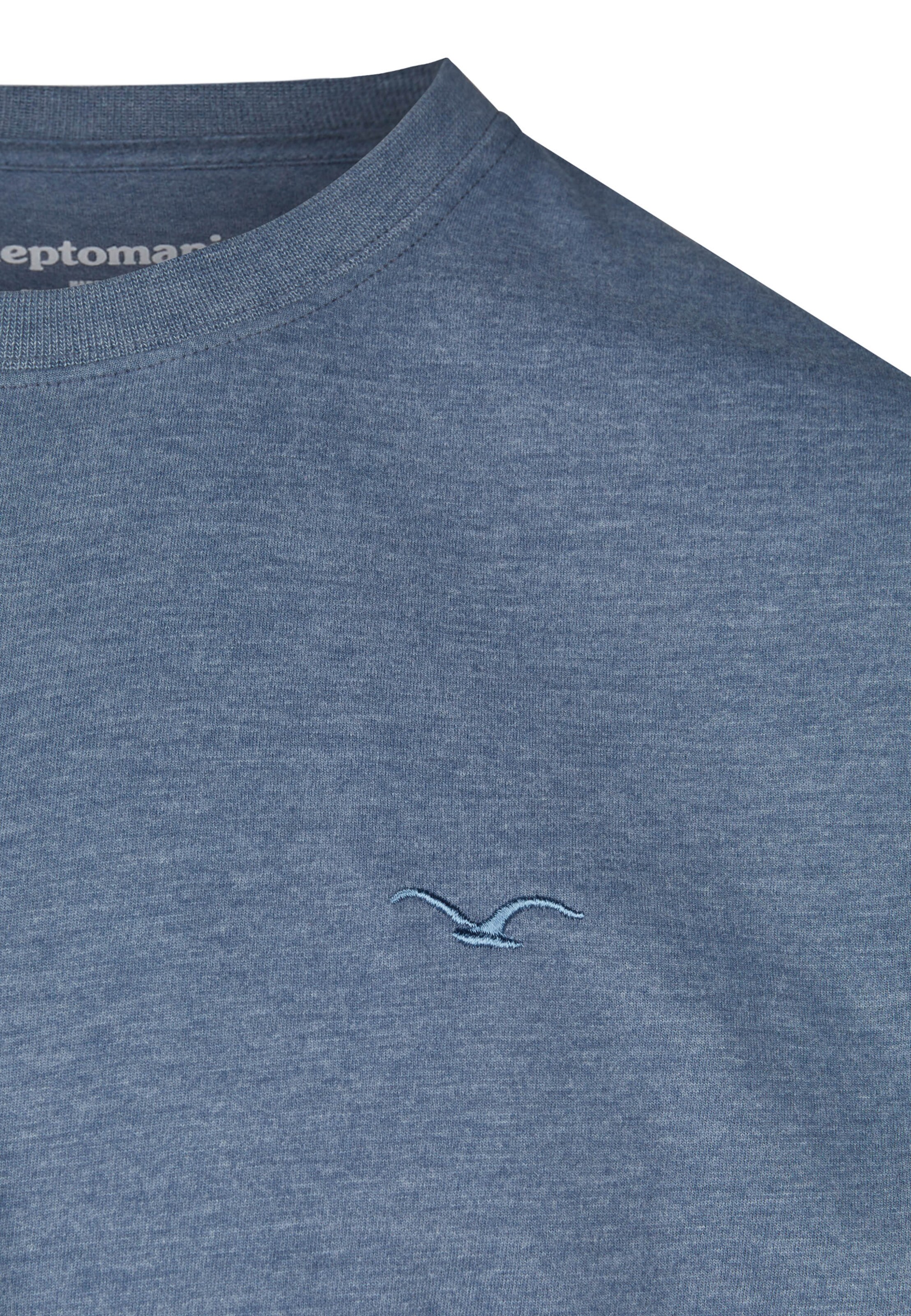 Cleptomanicx Shirt 'Ligull Stripe' in Blue