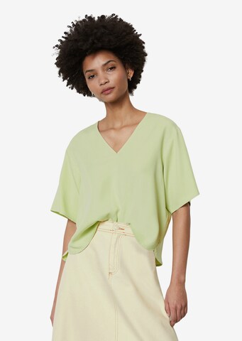 Marc O'Polo DENIM Blouse in Green: front