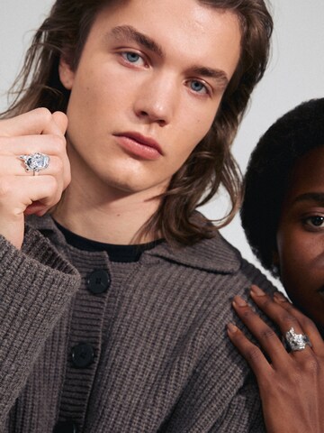 Pilgrim Ring 'Gia' in Silver: front