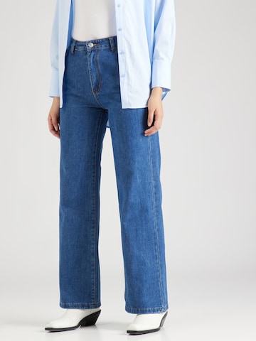 Dorothy Perkins Wide leg Jeans in Blue: front