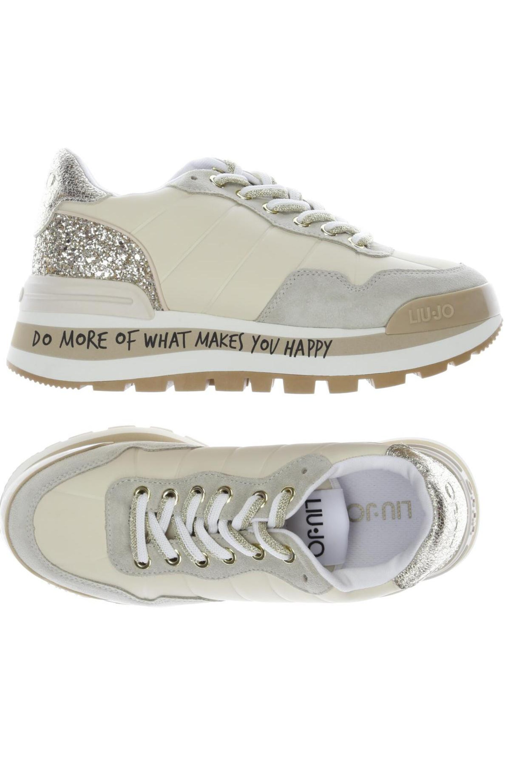 LIU JO JEANS Sneaker 36 in Beige: Vorderseite