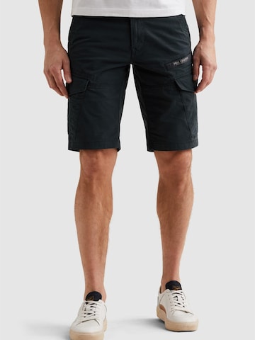 PME Legend Regular Pants 'Nordrop regular fit cargo shorts' in Blue: front