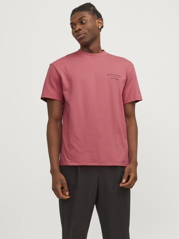 T-Shirt JACK & JONES en rose : devant