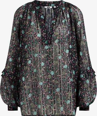 WE Fashion Bluza u svijetlosmeđa / menta / roza / crna, Pregled proizvoda