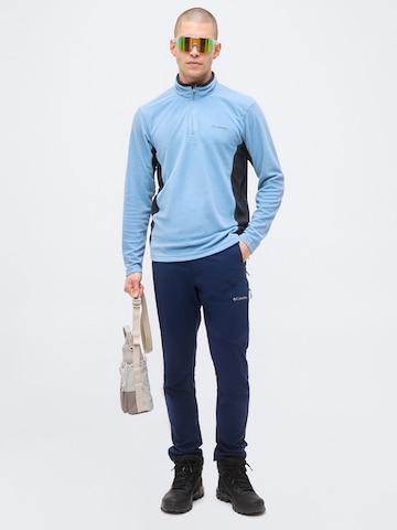 mėlyna COLUMBIA Sportinis megztinis 'Klamath Range II'