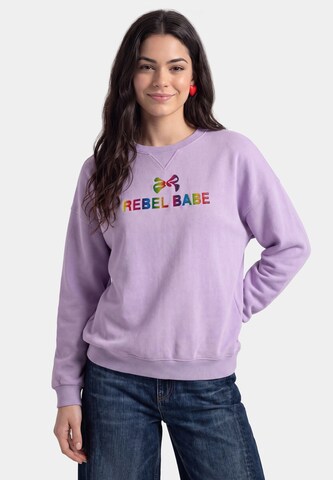 MYMO - Sweatshirt em roxo: frente