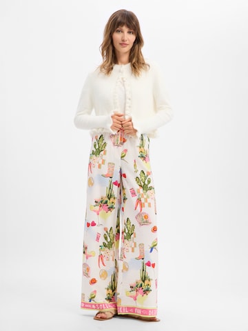 Marc Cain Wide Leg Hose in Weiß
