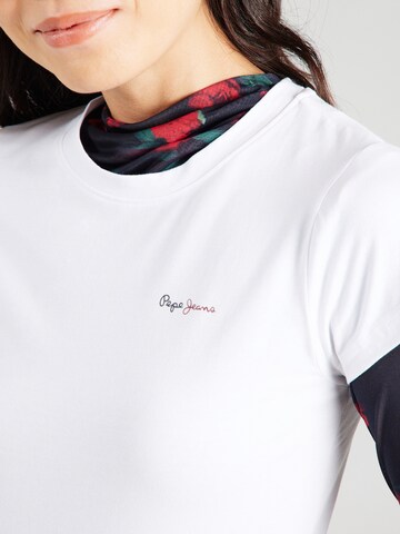 Pepe Jeans T-shirt i vit