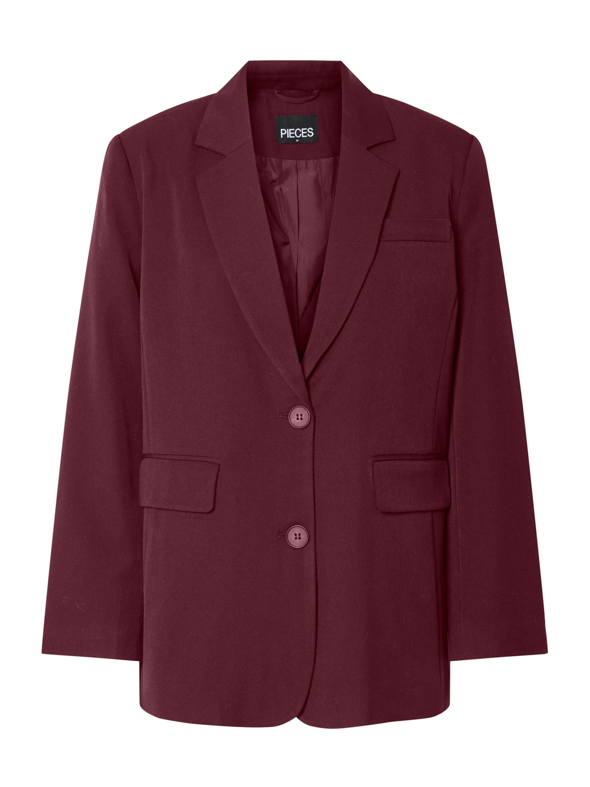 PIECES Bleiser 'PCKamil', värv punane: eest vaates