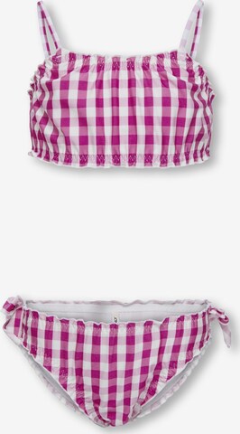 KIDS ONLY Bustier Bikini 'IRENA' i pink: forside