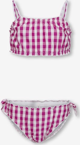 KIDS ONLY Bustier Bikini 'IRENA' in Pink: predná strana