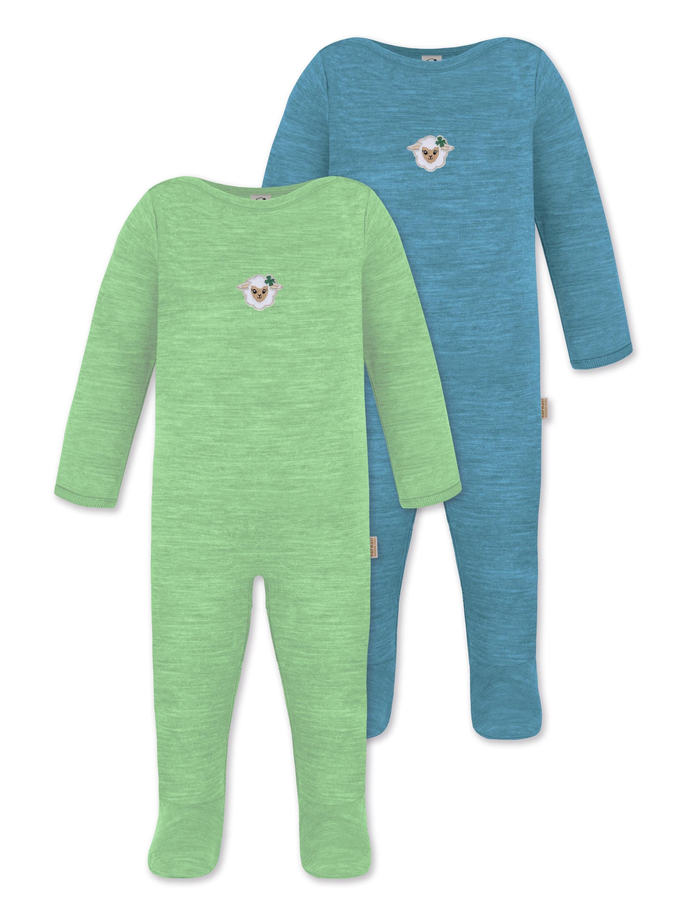 normani Strampler 'Levin' in Mischfarben: Vorderseite