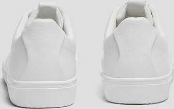 Pull&Bear Sneakers low i hvit
